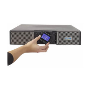 Eaton 9PX 3000VA 3000W 208V Online Double-Conversion UPS - L6-20P, 8 C13, 2 C19 Outlets, Cybersecure Network Card Option, Extended Run, 2U Rack/Tower - 9PX3000GRT