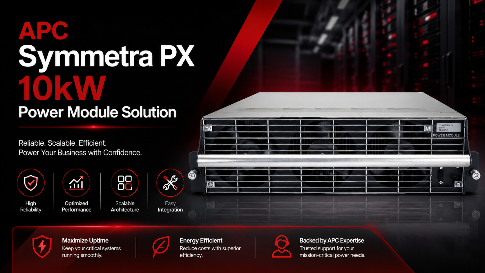 APC_Symmetra_LX_4kVA_Banner_Small APC Symmetra LX 4kVA Power Module, 200208V<br />