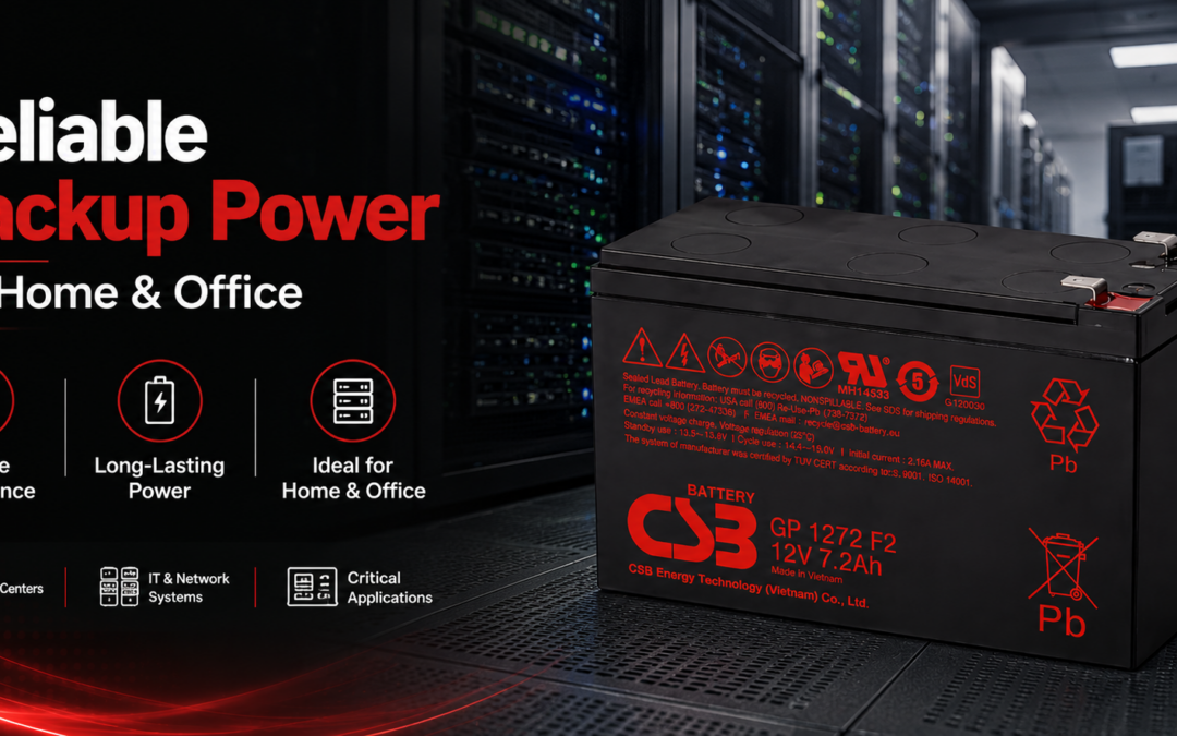 GP Series – GP1272 Batteries | Premium Power Solutions for Home and Office