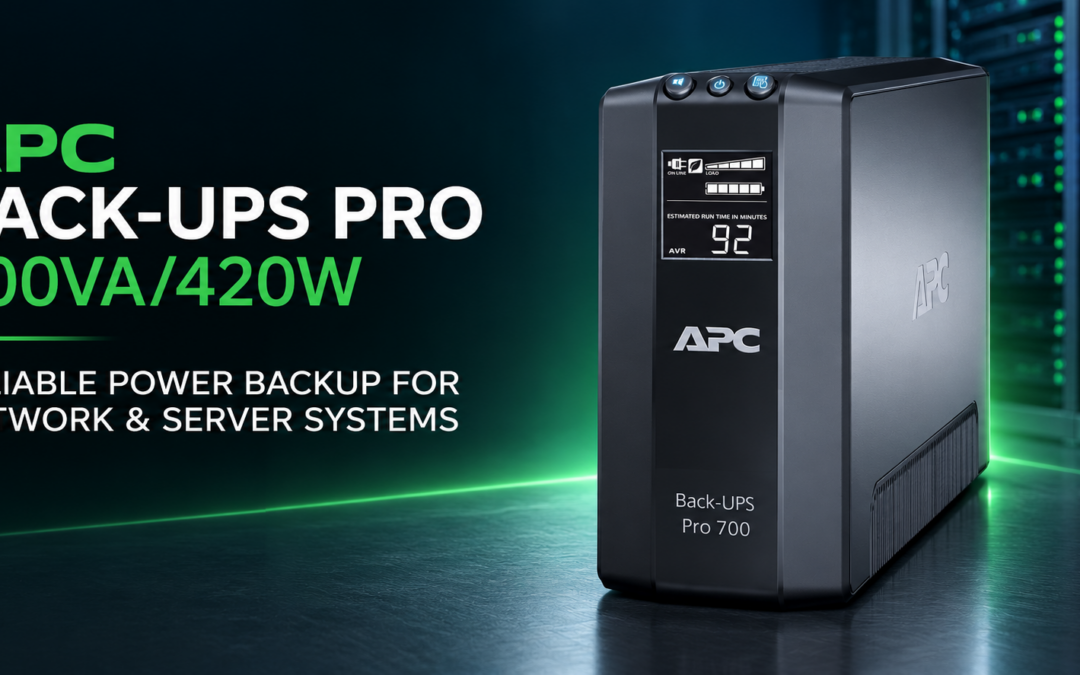 APC Back-UPS Pro 700VA/420W – Reliable Power Backup for Network and Server Systems